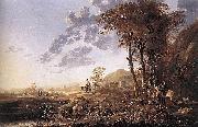 Evening Landscape with Horsemen and Shepherds, Aelbert Cuyp